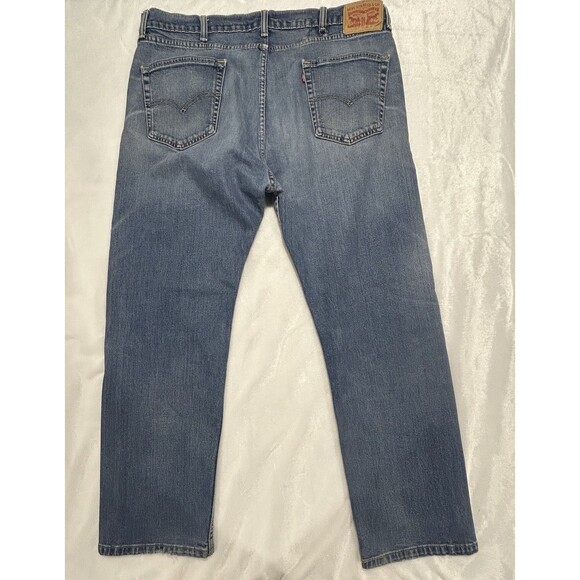 Levi's 505 Jeans Mens Size 40 x 30 Premium Weight Regular Fit Straight Cotton - Picture 2 of 6